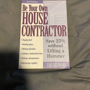 Be Your Own House Contractor Book